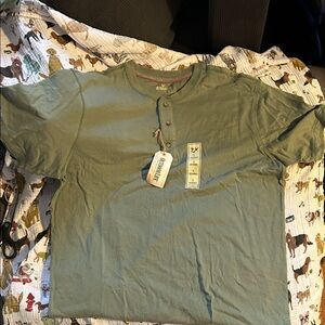 Outdoor Life Sage Green Henley Shirt